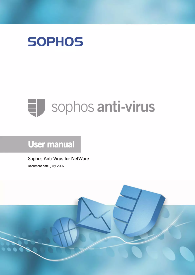 Imagen de la primera página del manual del dispositivo Anti-Virus for Netware