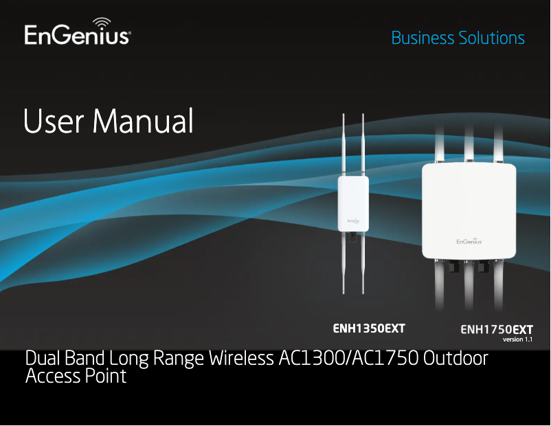 Página 1 del manual Manual de usuario EnGenius ENH1350EXT