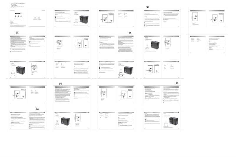Imagen de la primera página del manual del dispositivo R1100