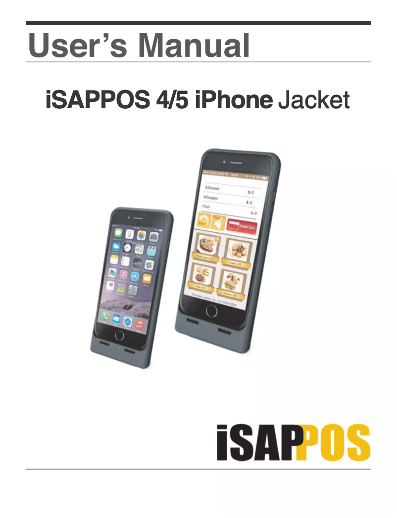 Página 1 del manual Manual de usuario POS-X iSAPPOS Scanner Jacket 4