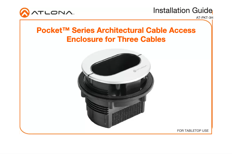 Página nº 1 - Manual de usuario Atlona Pocket 3H