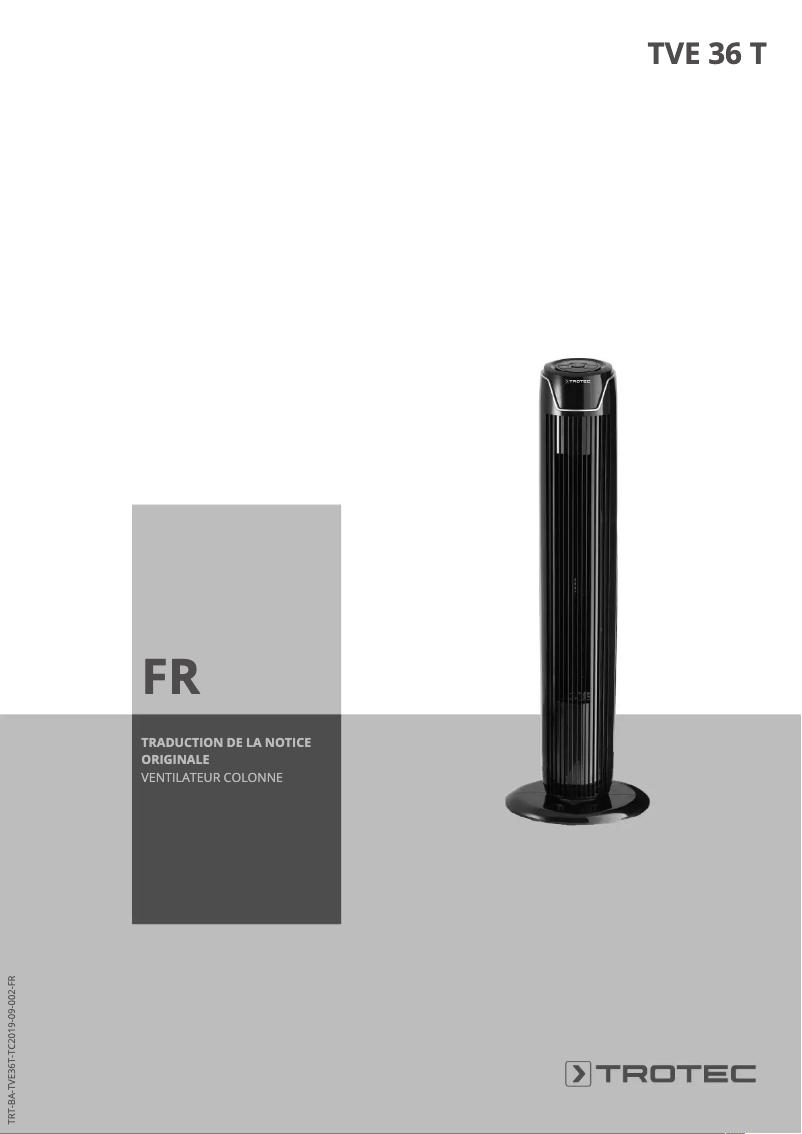 Página nº 1 - Manual de usuario Trotec TVE 36 T