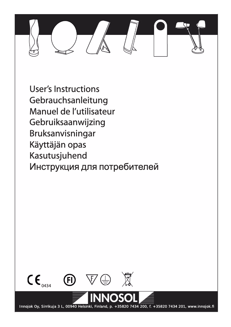 Imagen de la primera página del manual del dispositivo Origo