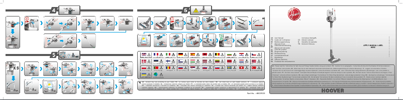 Imagen de la primera página del manual del dispositivo H-FREE 800 Lite HF822LHC 011