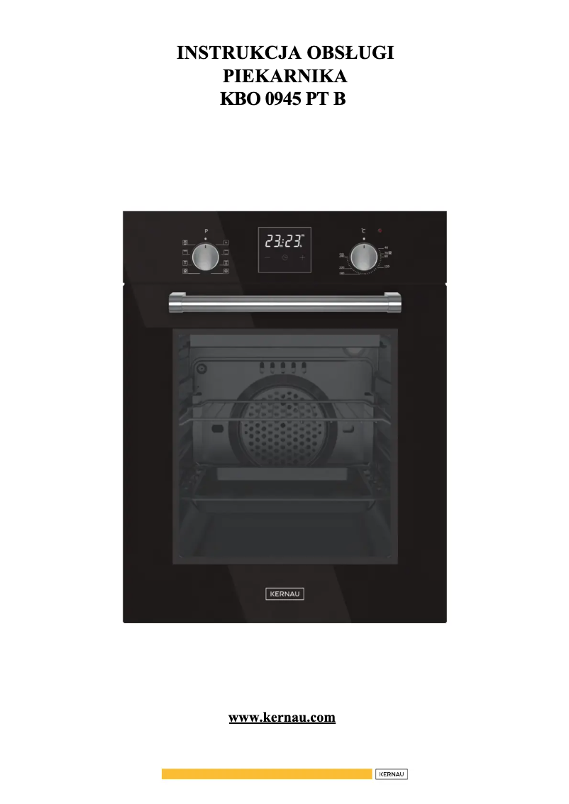 Página 1 del manual Manual de usuario Kernau KBO 0965 SK X