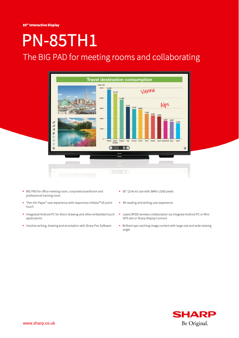 Imagen de la primera página del manual del dispositivo PN-85TH1