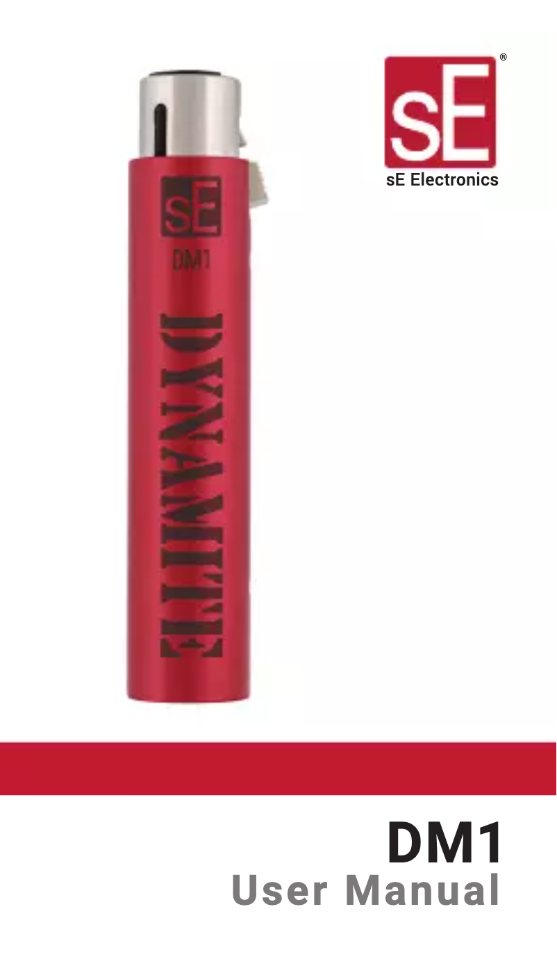 Imagen de la primera página del manual del dispositivo DM1 Dynamite