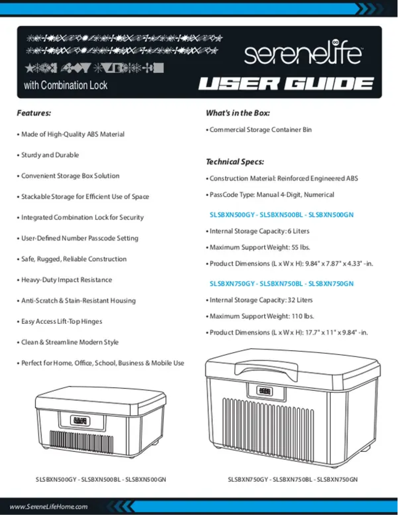 Página 1 del manual Manual de usuario SereneLife SLSBXN750GY