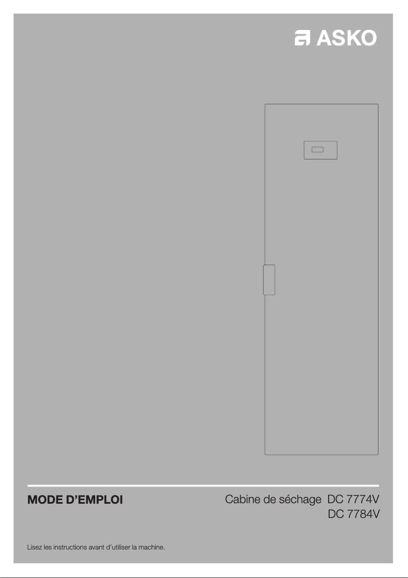 Imagen de la primera página del manual del dispositivo DC7784V.W