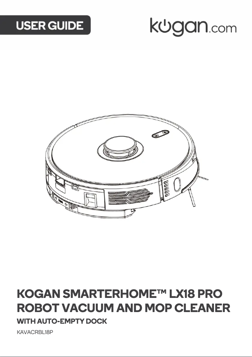 Imagen de la primera página del manual del dispositivo KAVACRBL18P