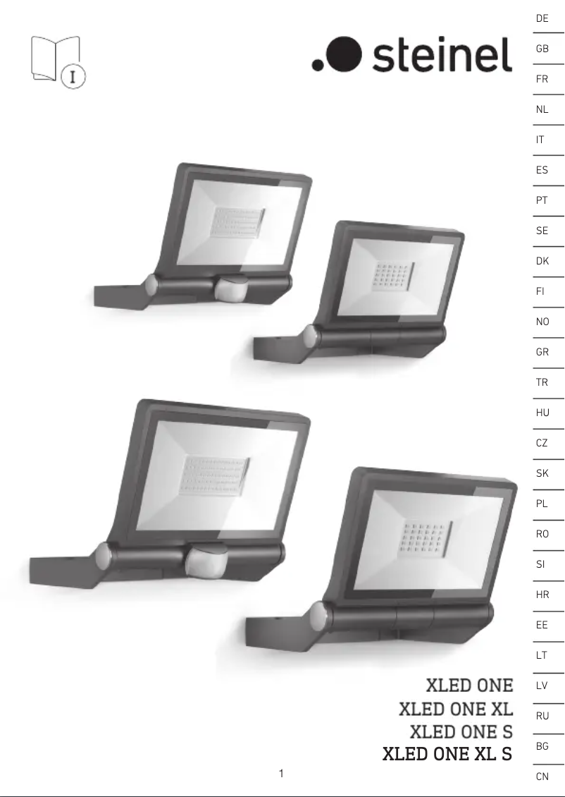 Imagen de la primera página del manual del dispositivo XLED ONE XL S