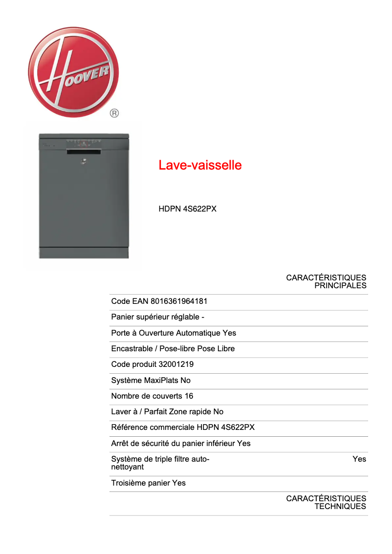 Imagen de la primera página del manual del dispositivo HDPN 4S622PX-80