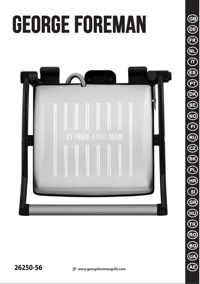 Página 1 del manual Manual de usuario George Foreman 26250-56