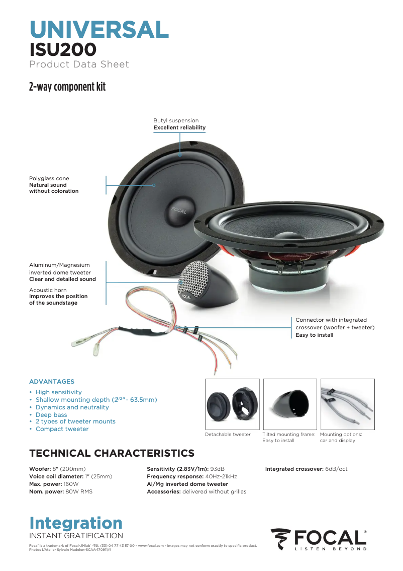 Imagen de la primera página del manual del dispositivo Integration Universal ISU 200