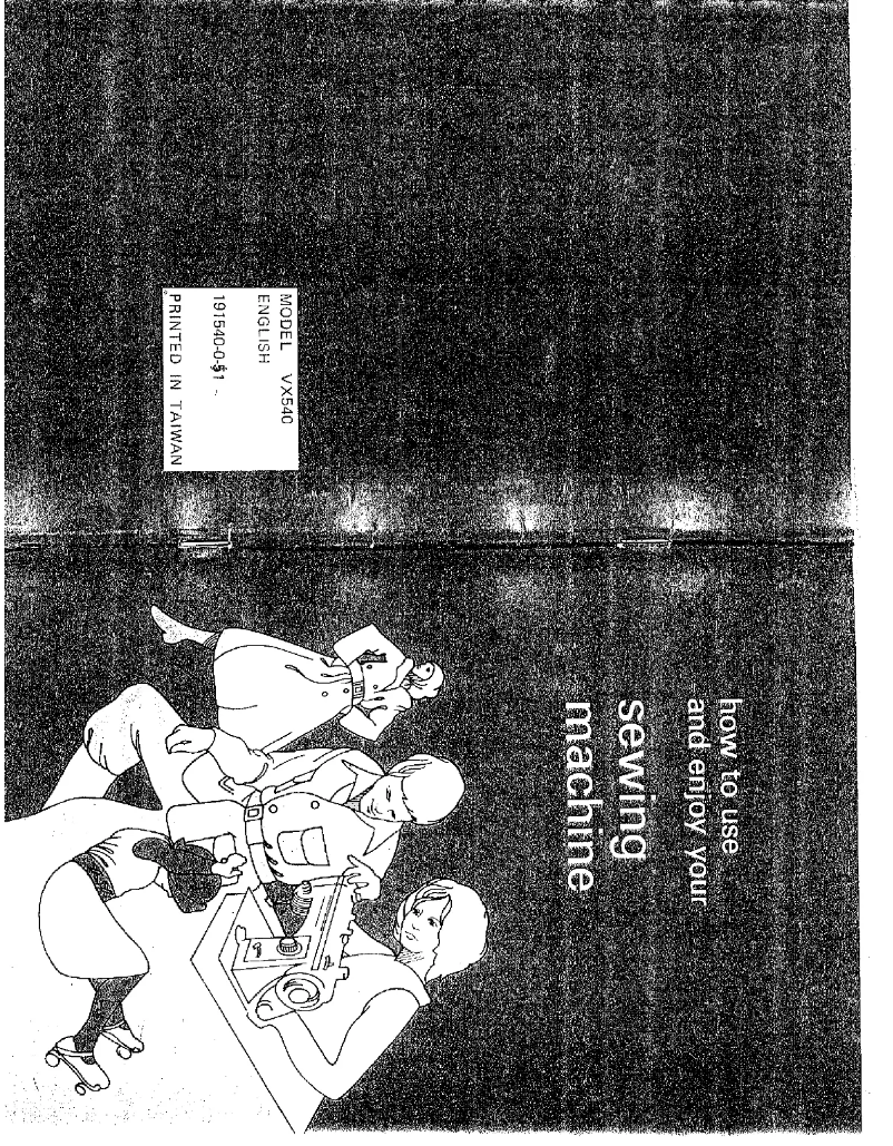 Imagen de la primera página del manual del dispositivo VX-540