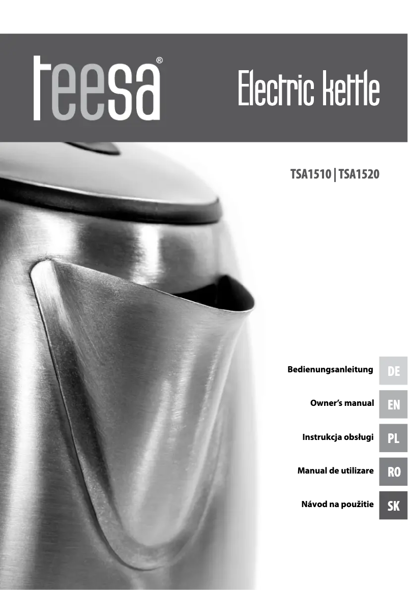 Página 1 del manual Manual de usuario Teesa TSA1510