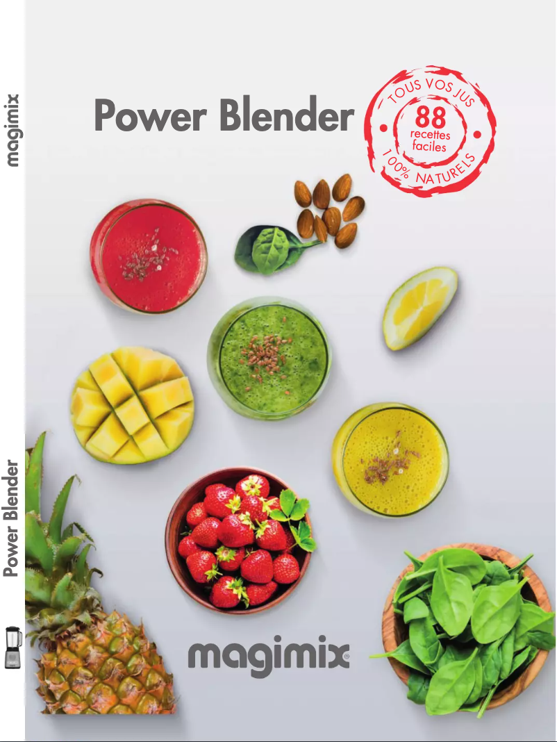 Imagen de la primera página del manual del dispositivo Power Blender 11628B