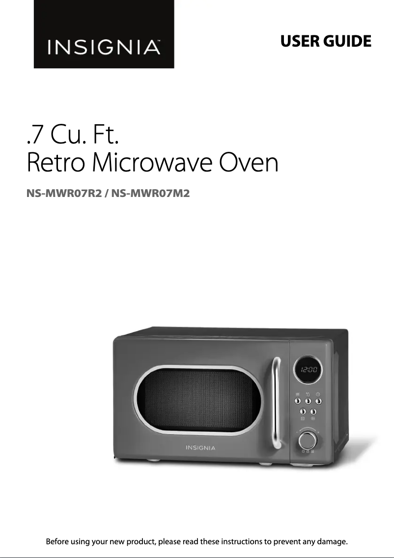 Página 1 del manual Manual de usuario Insignia NS-MWR07M2