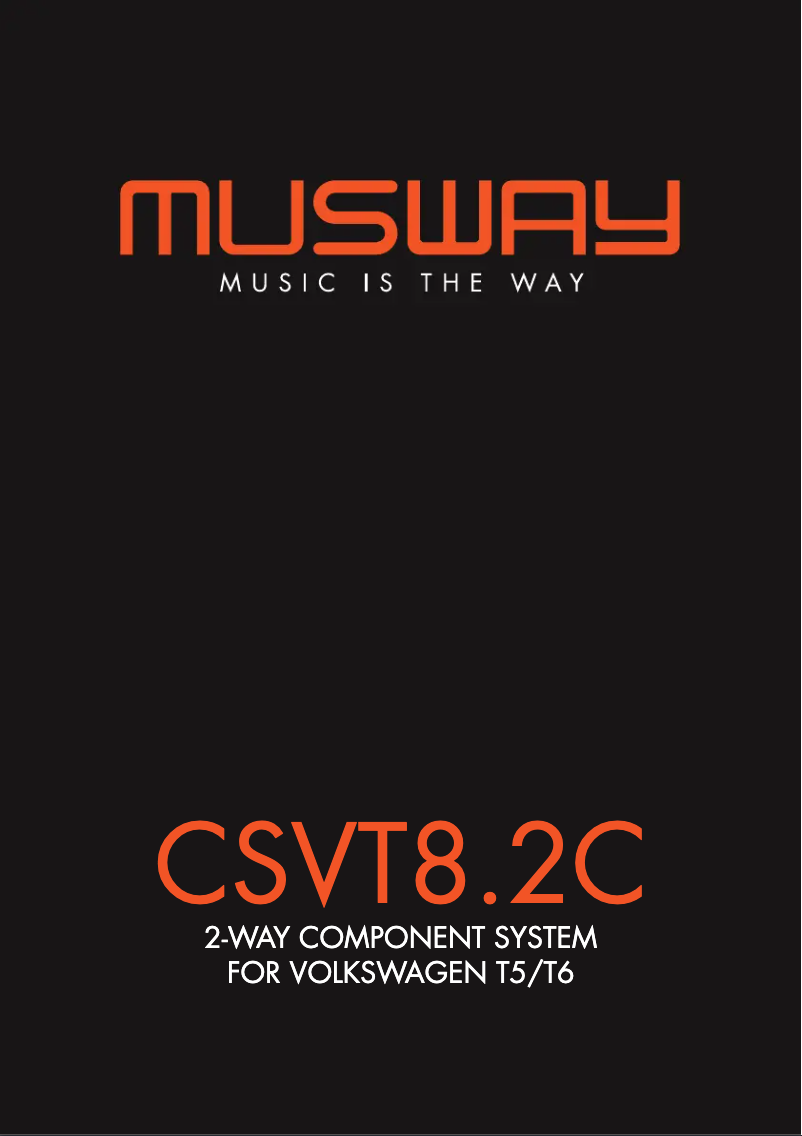 Página 1 del manual Manual de usuario Musway CSVT8.2C