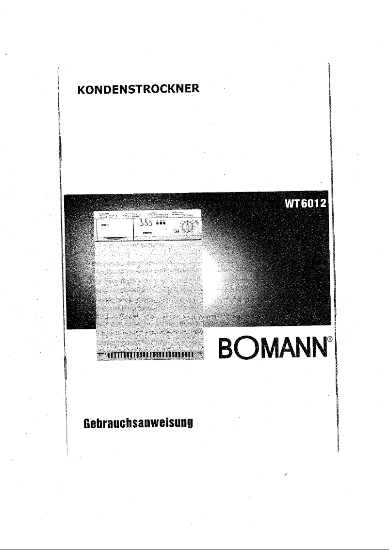 Imagen de la primera página del manual del dispositivo WT6012