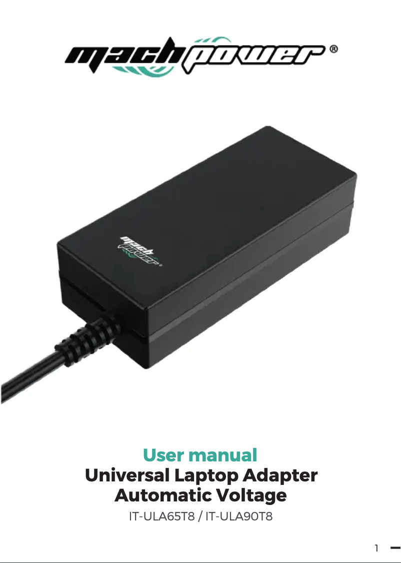 Imagen de la primera página del manual del dispositivo IT-ULA90T8