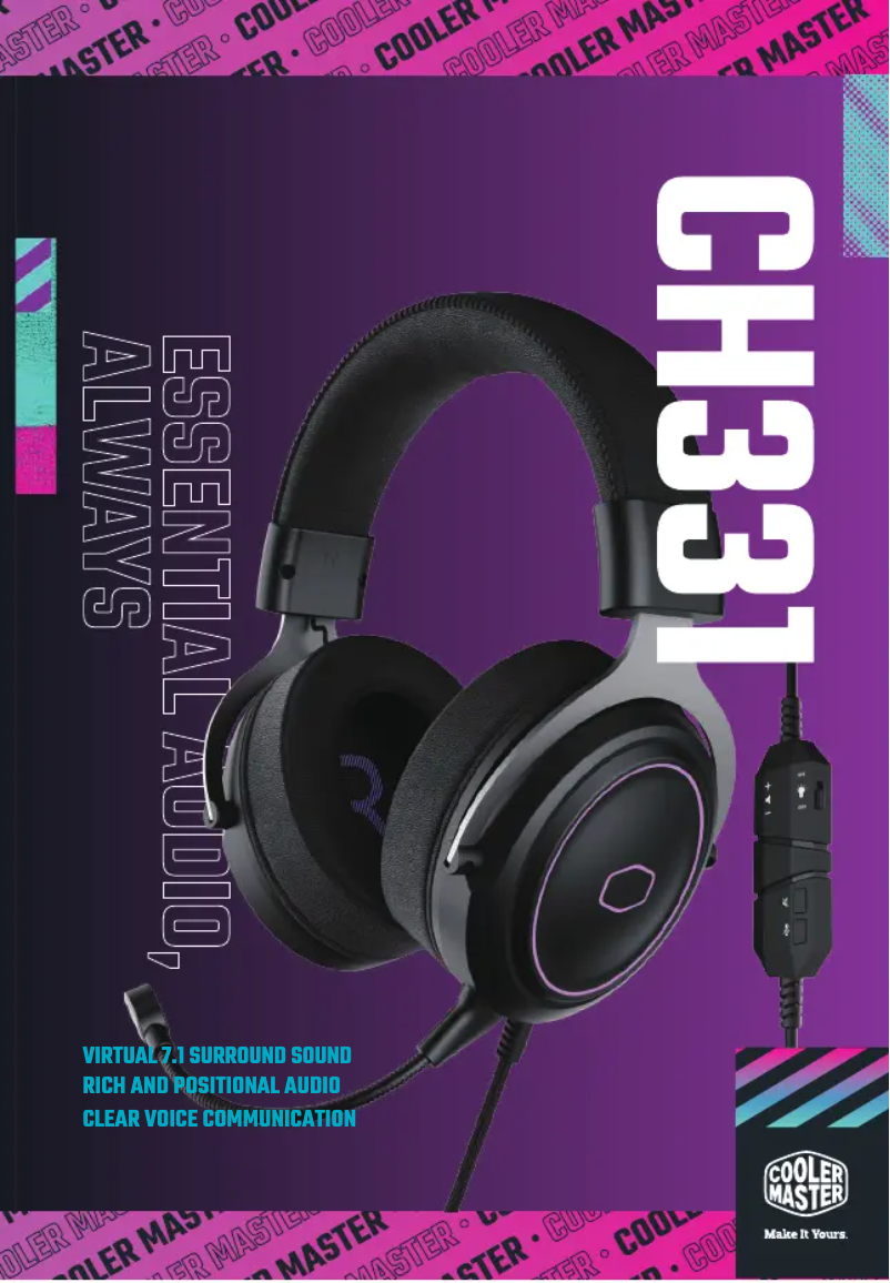 Página 1 del manual Manual de usuario Cooler Master CH331