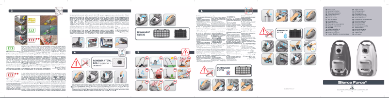 Imagen de la primera página del manual del dispositivo Silence Force RO7455