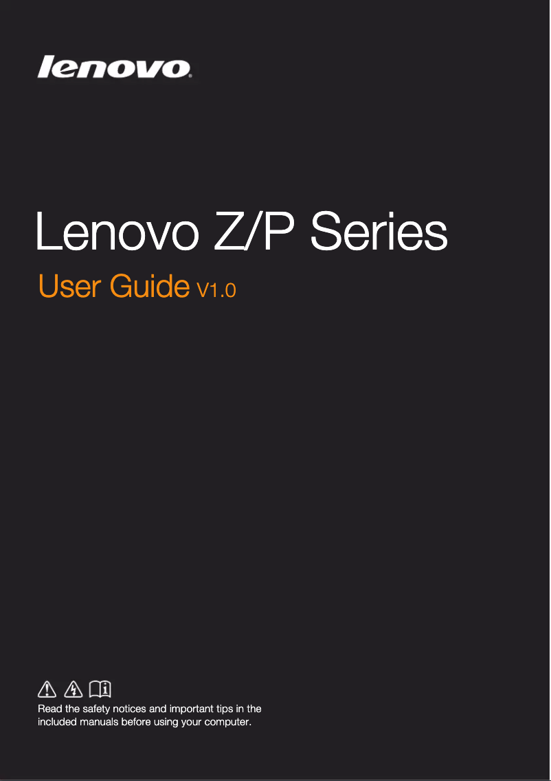 Página nº 1 - Manual de usuario Lenovo IdeaPad Z500