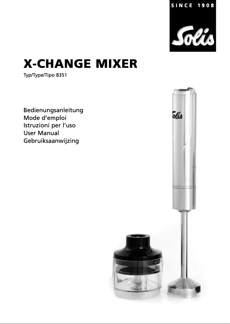 Página 1 del manual Manual de usuario Solis X-Change 835