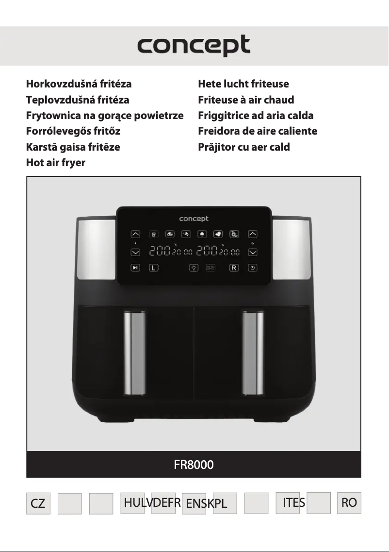 Imagen de la primera página del manual del dispositivo FR8000