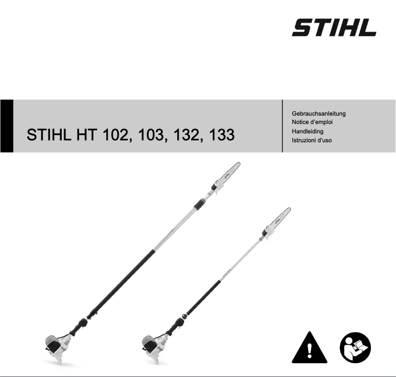 Página 1 del manual Manual de usuario Stihl HT 133