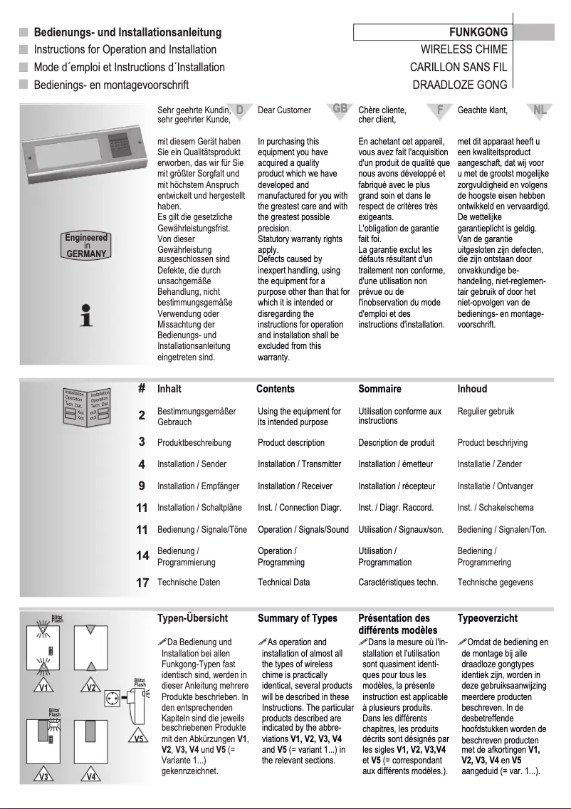 Imagen de la primera página del manual del dispositivo Mistral 210M