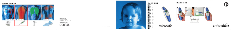 Página 1 del manual Manual de usuario Microlife NC 100