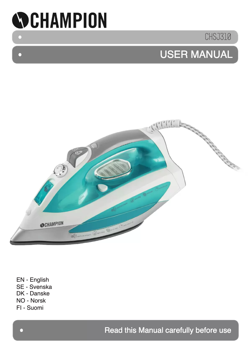 Página 1 del manual Manual de usuario Champion CHSJ310