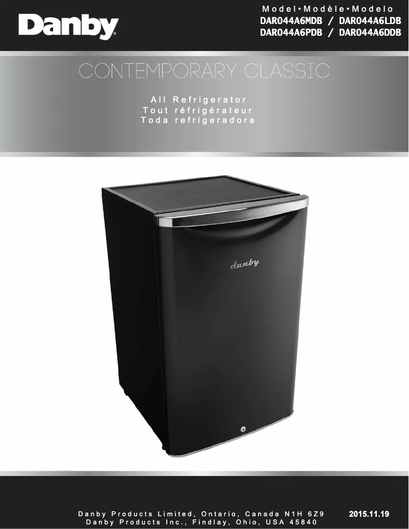 Página nº 1 - Manual de usuario Danby DAR044A6MDB