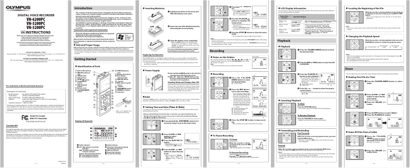Página 1 del manual Manual de usuario Olympus VN-5200PC