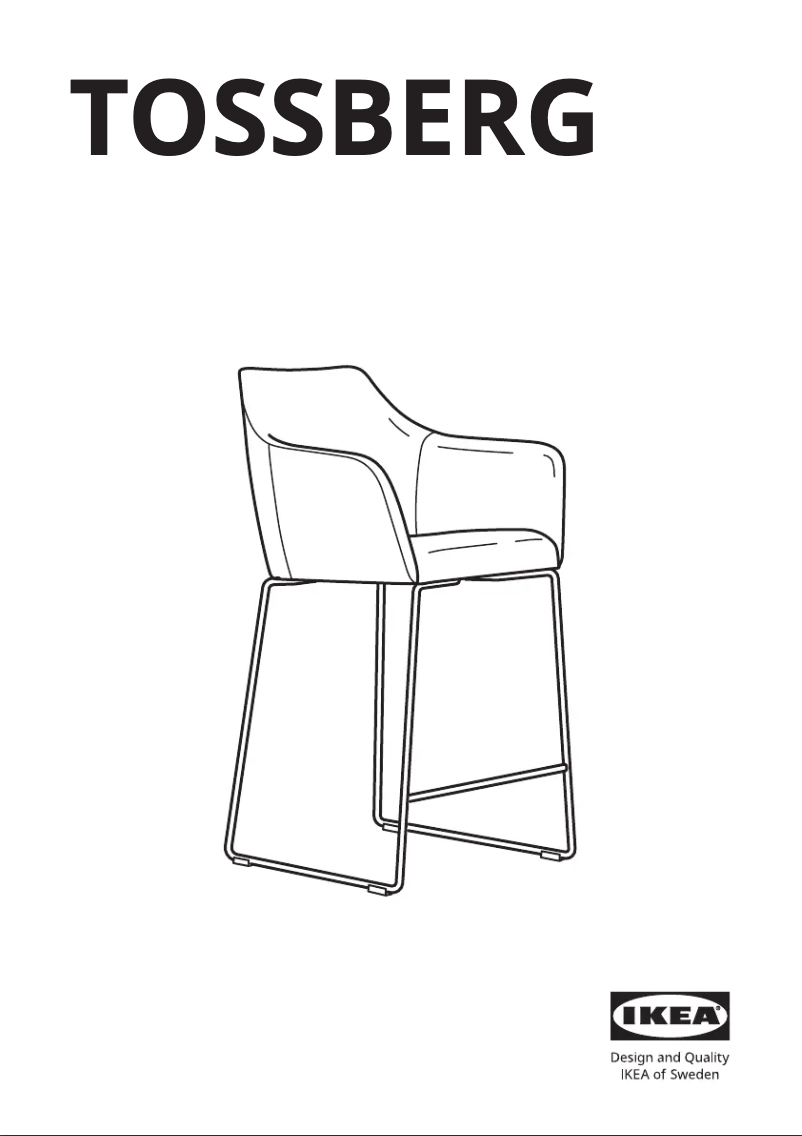 Página 1 del manual Manual de usuario Ikea TOSSBERG 005.682.38