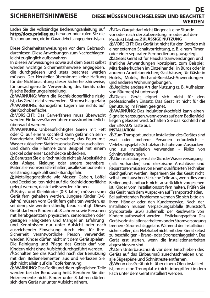 Imagen de la primera página del manual del dispositivo PC 35S77 AL