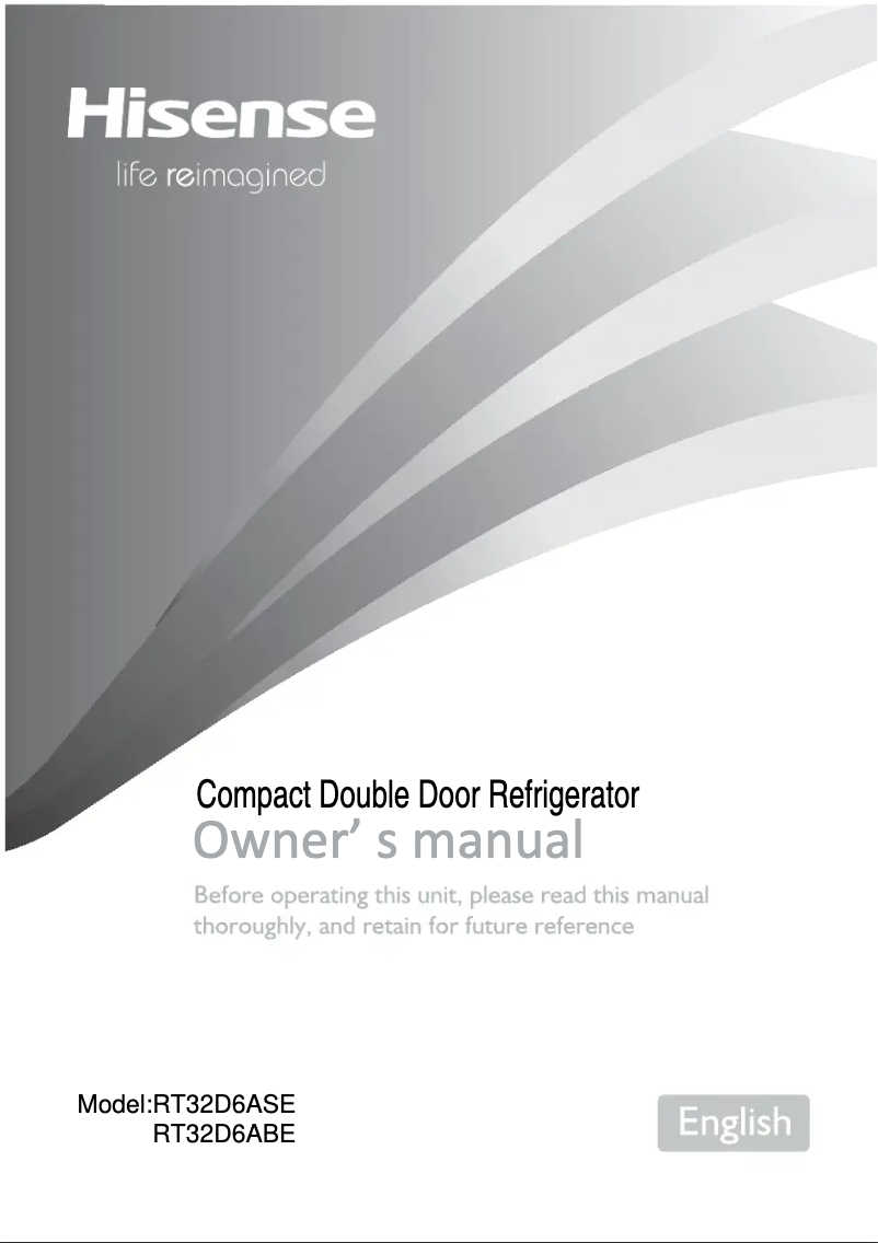 Imagen de la primera página del manual del dispositivo RT32D6ASE