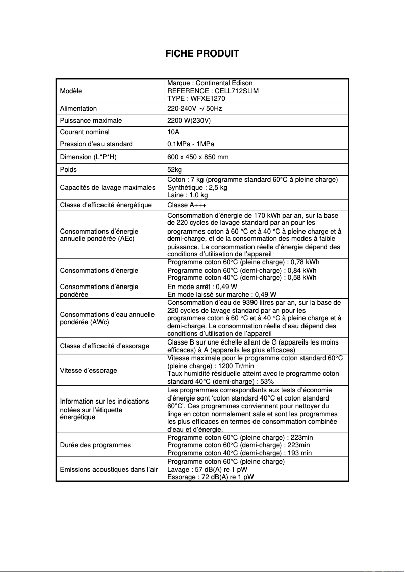 Imagen de la primera página del manual del dispositivo CELL712SLIM