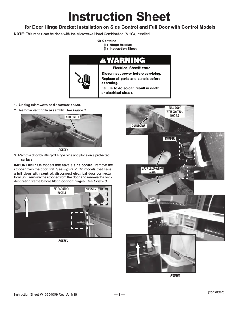Imagen de la primera página del manual del dispositivo KMHC319ESS