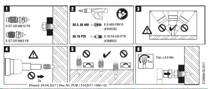 Imagen de la primera página del manual del dispositivo X-ST-GR M8
