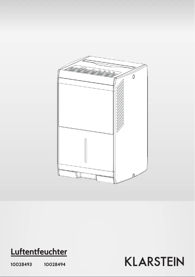 Página 1 del manual Manual de usuario Klarstein 10028493