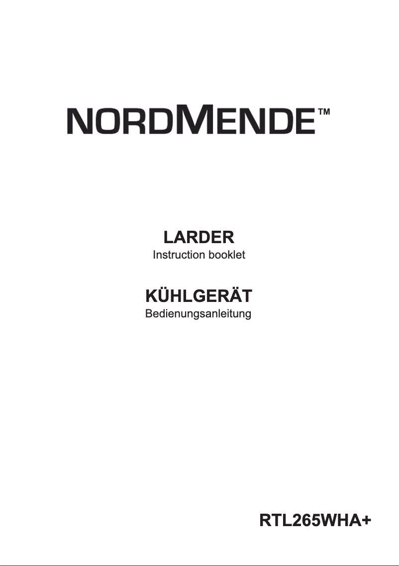 Página 1 del manual Manual de usuario Nordmende RTL265WHA