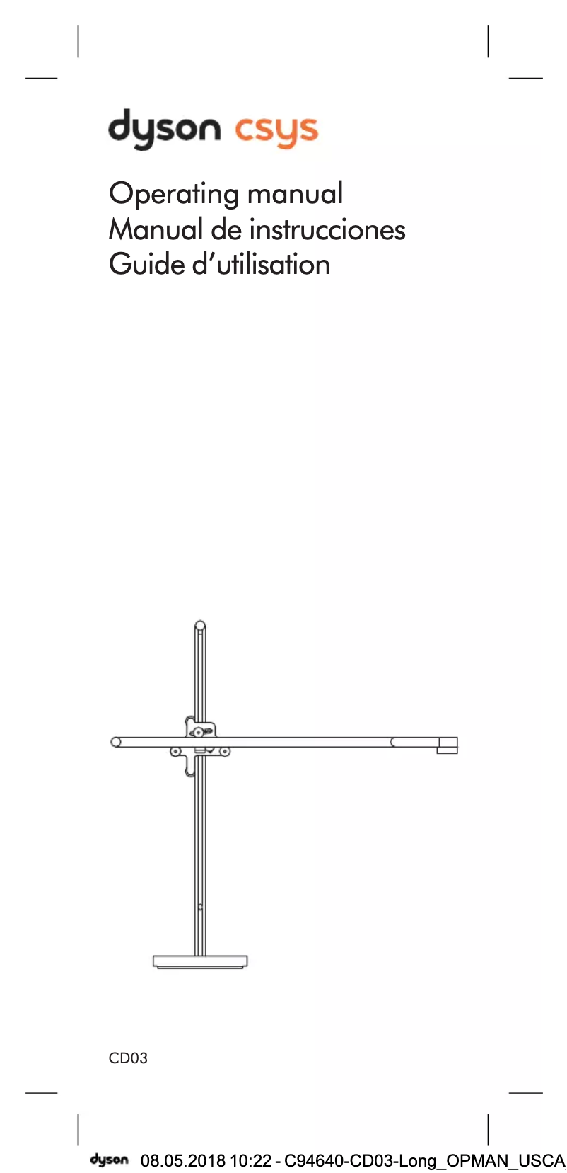 Página 1 del manual Manual de usuario Dyson Csys