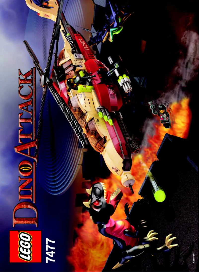 Página 1 del manual Manual de usuario Lego Dino 7477