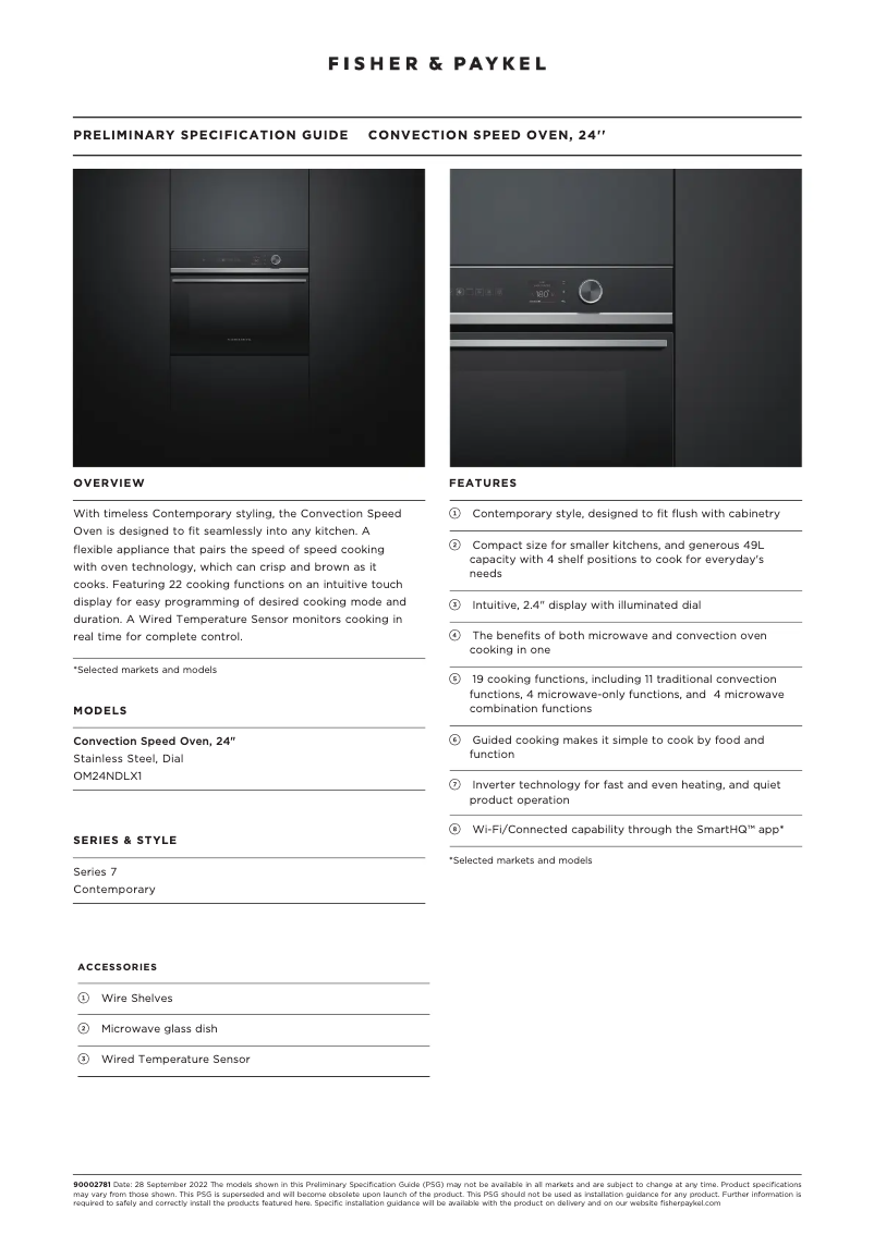 Imagen de la primera página del manual del dispositivo OM24NDLX1
