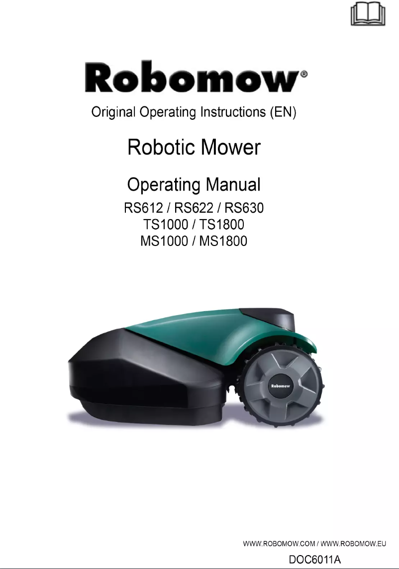 Página 1 del manual Manual de usuario Robomow MS1800