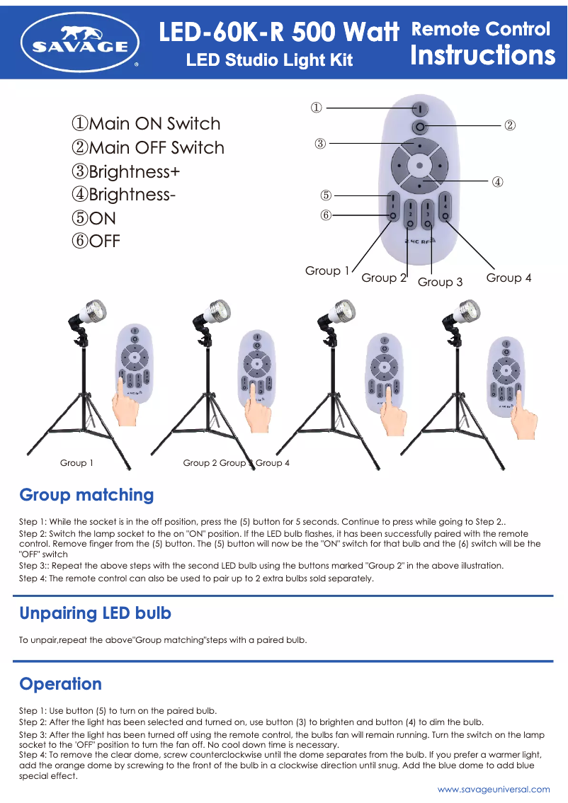 Imagen de la primera página del manual del dispositivo LED700K