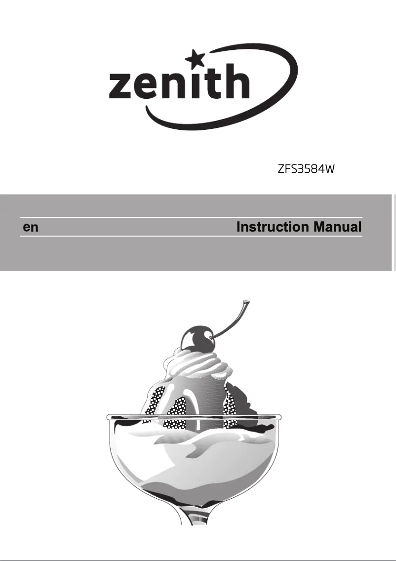 Página 1 del manual Manual de usuario Zenith ZFS4584W